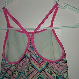 Bright patterned swimsuit